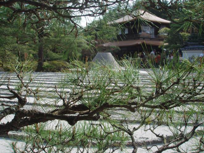 Zen garden at Ginjaku-Ji