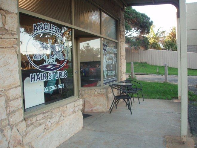 Not quite Vidal Sassoon but they  rescued my hair from a previous hatchet job! 